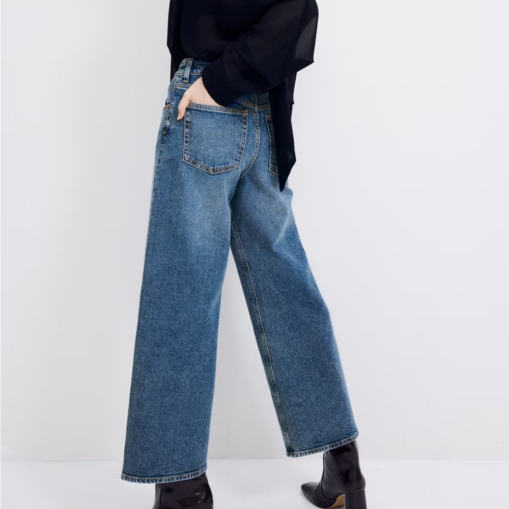 NWT H&M Wide‎ Leg Jeans - Picture 3 of 9